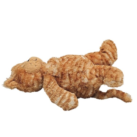 Russ Orange Brown Stripe Tabby Cat Teddy Bear Toy Beanie Plush 12" Cute Y2K - Picture 3 of 9